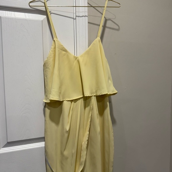 CLUBL London FARO | LEMON STRAPPY DRAPED-NECK WRAP DRESS SZ 4 - Picture 9 of 16